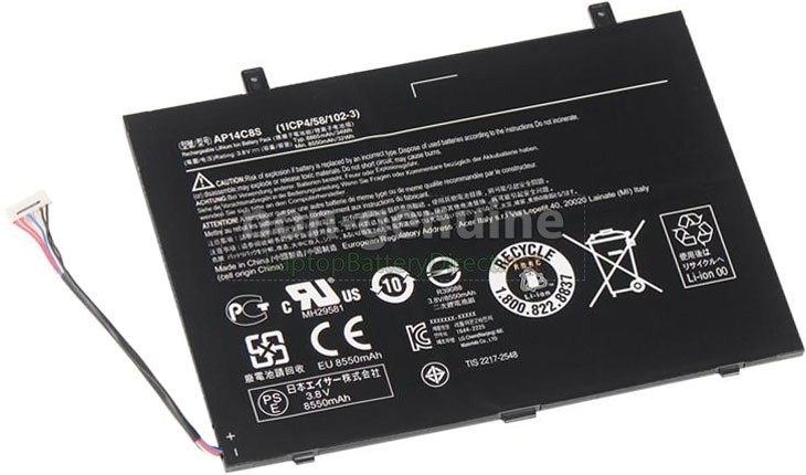 Battery for Acer Aspire SWITCH 11 SW5-111(NT.L67EU.006) laptop