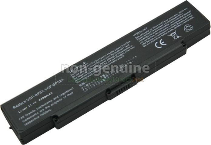 Battery for Sony VAIO VGN-AR50B laptop