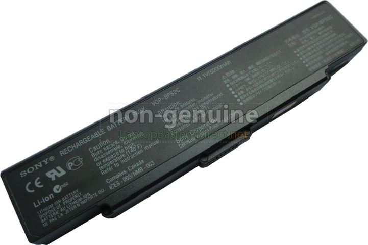 Battery for Sony VAIO VGN-AR270 laptop