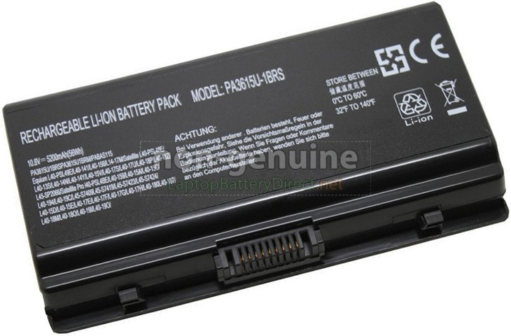 Battery for Toshiba Satellite Pro L40-17F laptop