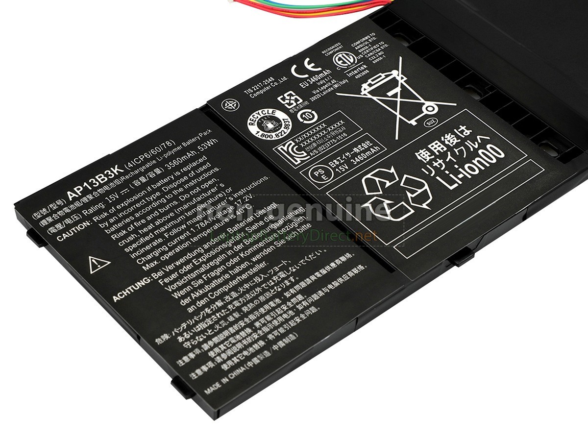 replacement Acer Aspire V5-573G-54208G50AII battery