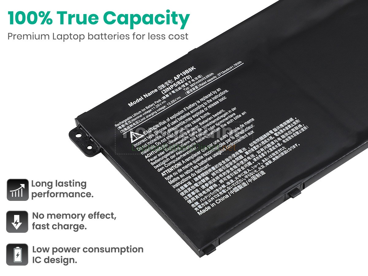replacement Acer Aspire 3 A315-58-54D0 battery