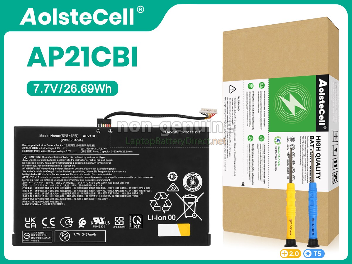 replacement Acer AP21CBI battery