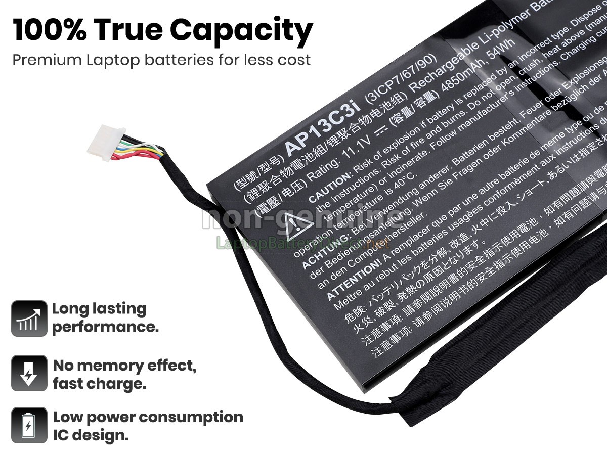 replacement Acer AP13C3I battery