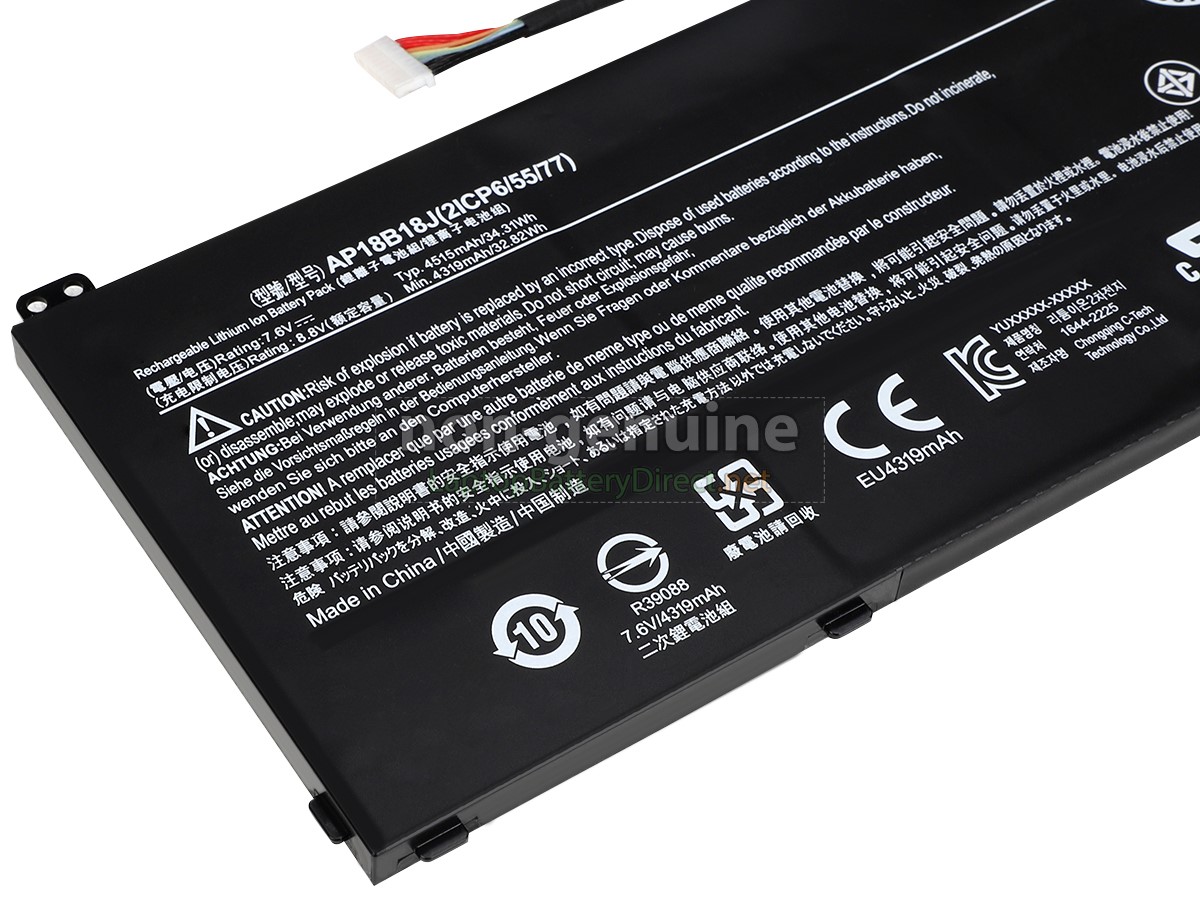 replacement Acer AP18B18J battery