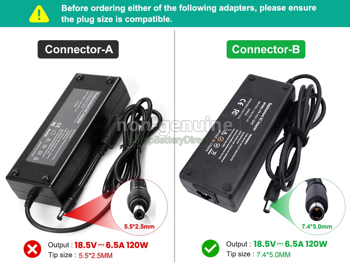 Replacement HP PPP016L-E Adapter