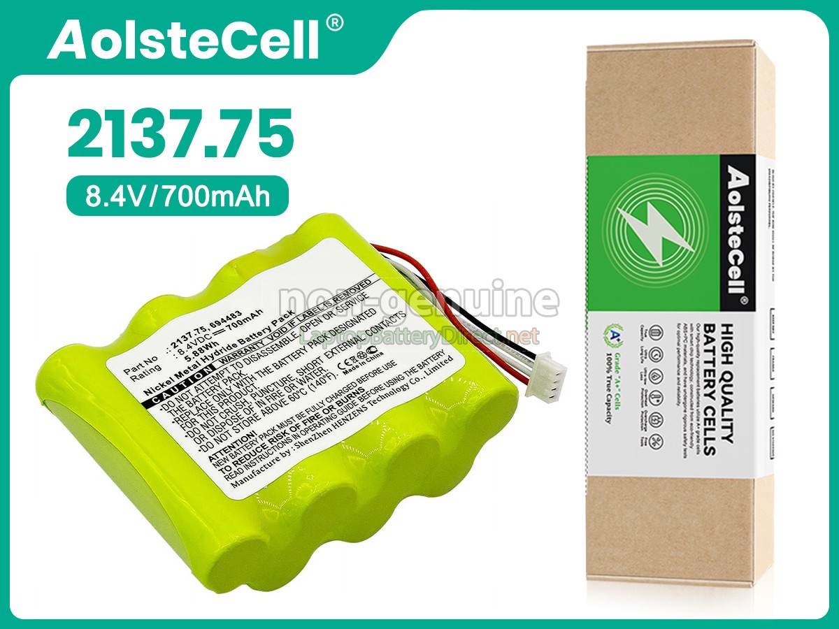 replacement AEMC 2137.52 battery