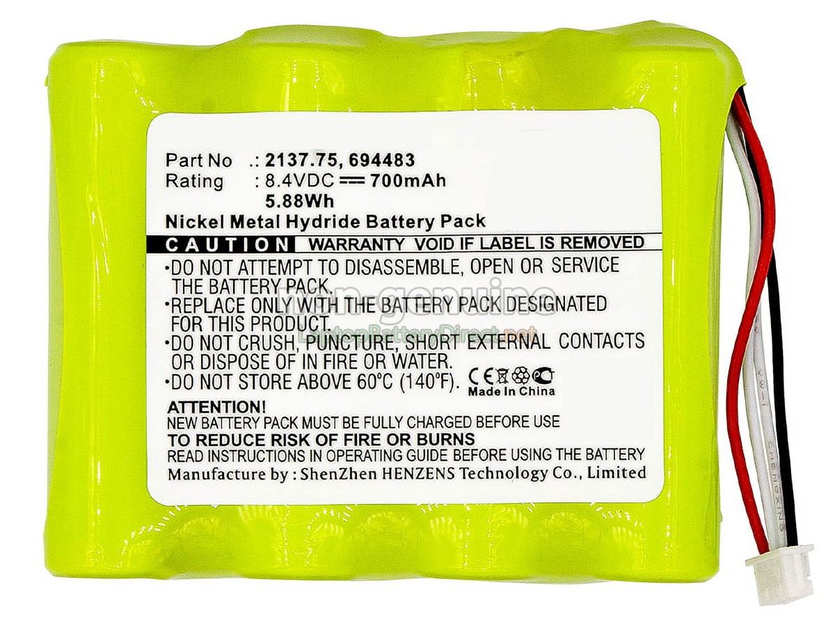 replacement AEMC 2137.52 battery