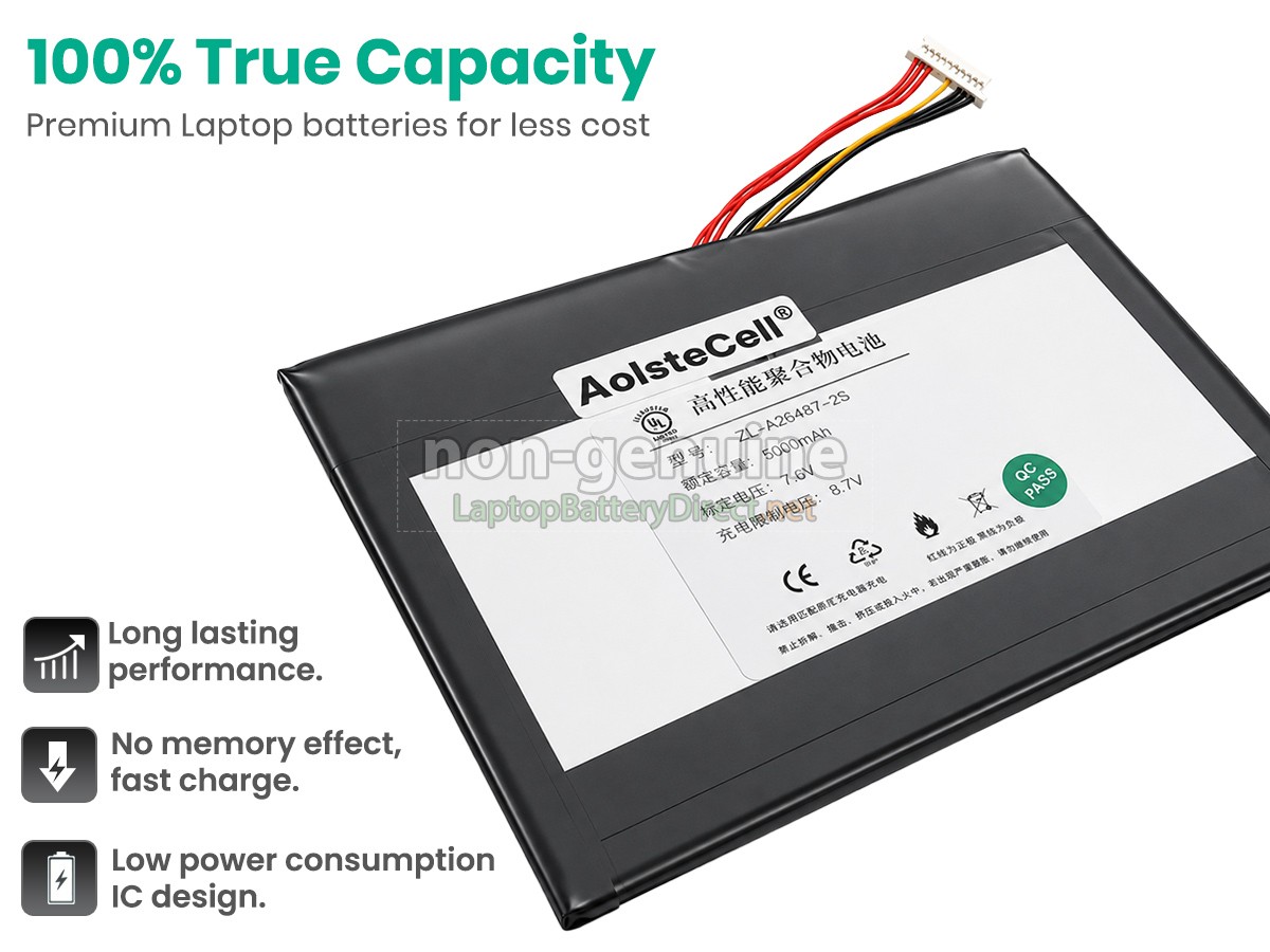 replacement Alldocube ZL-426487-2S battery