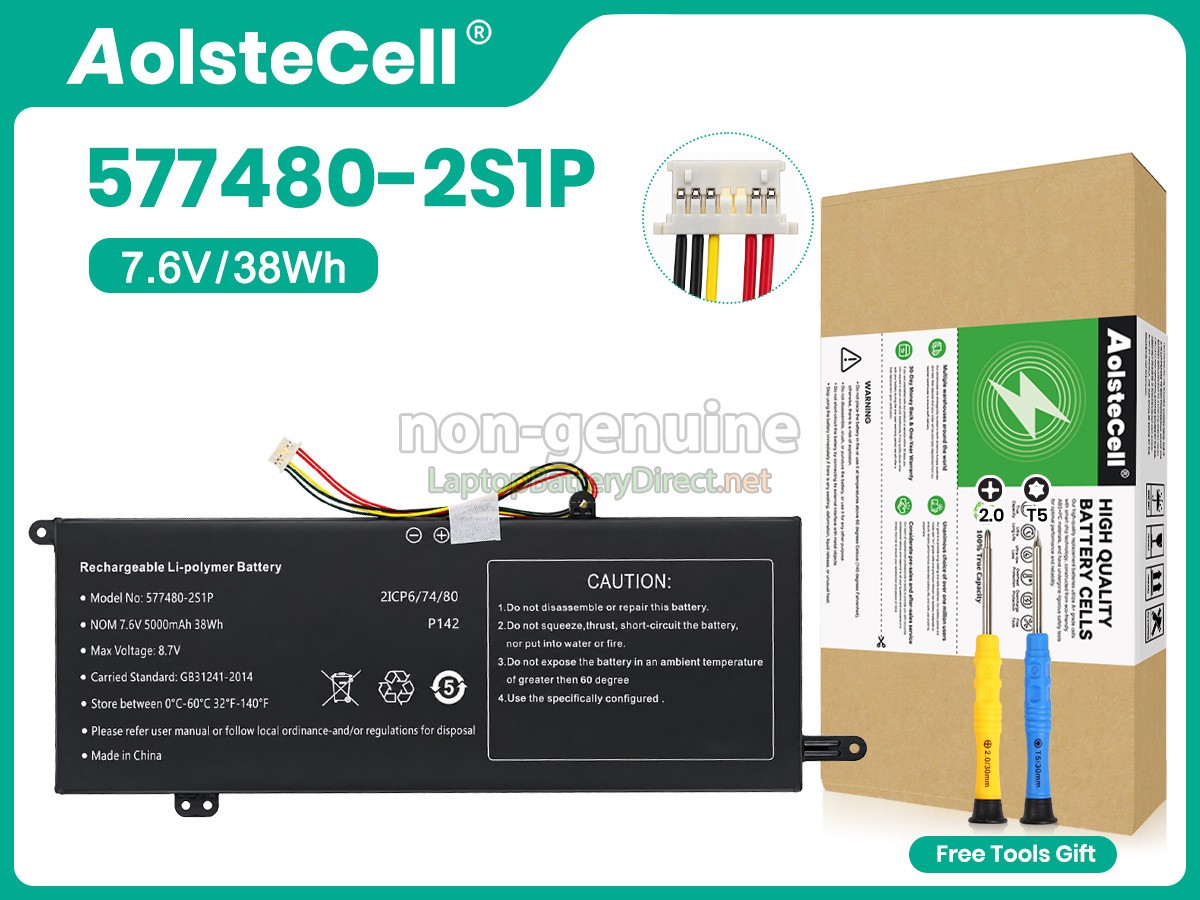 replacement AolsteCell 577480-2S1P battery