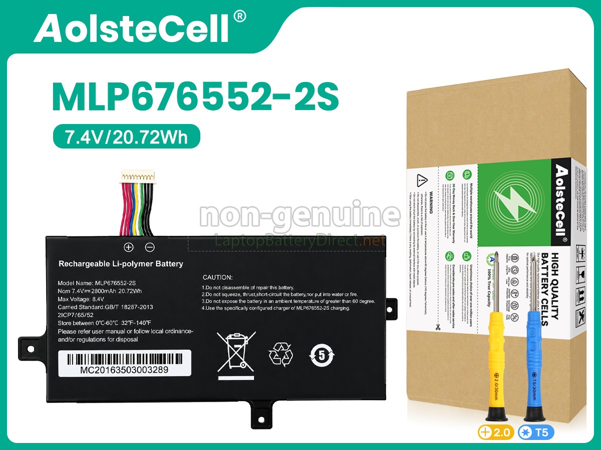 replacement AolsteCell MLP676552-2S battery
