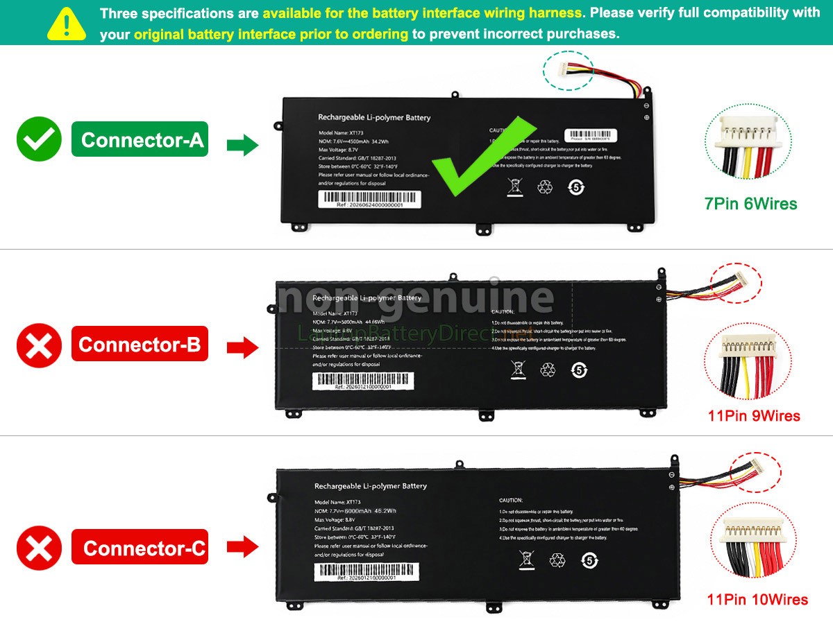replacement AolsteCell XT173 battery