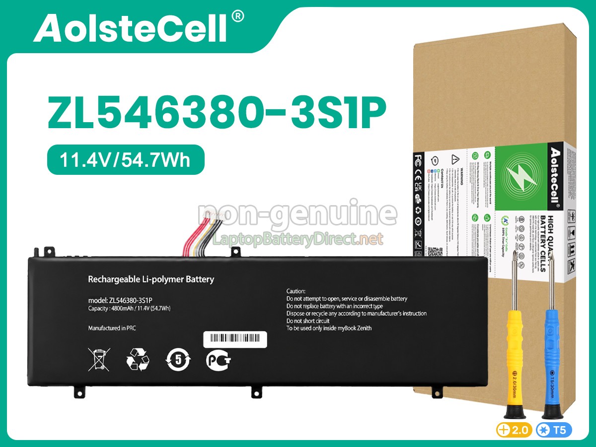 replacement AolsteCell ZL546380-3S1P battery