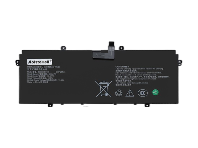 Replacement Battery for AolsteCell 498580-B3170 laptop