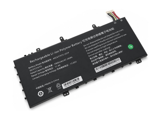 Replacement Battery for AolsteCell AEC677475-3S1P laptop