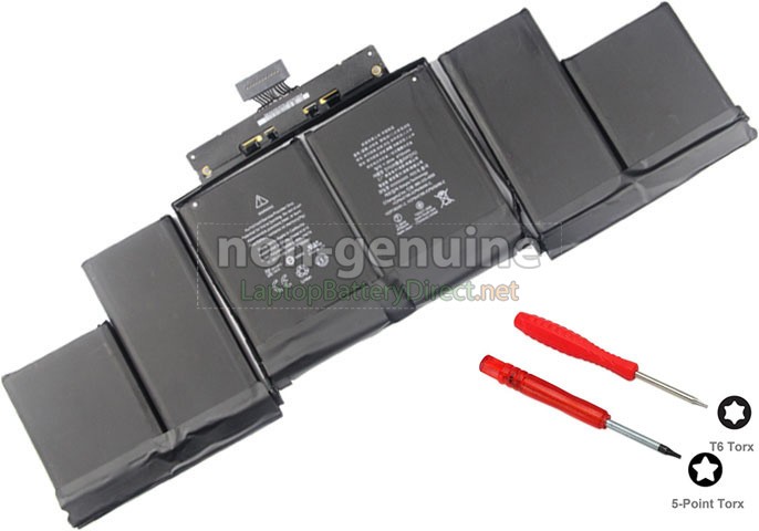 Battery for Apple A1398 (EMC 2909) laptop