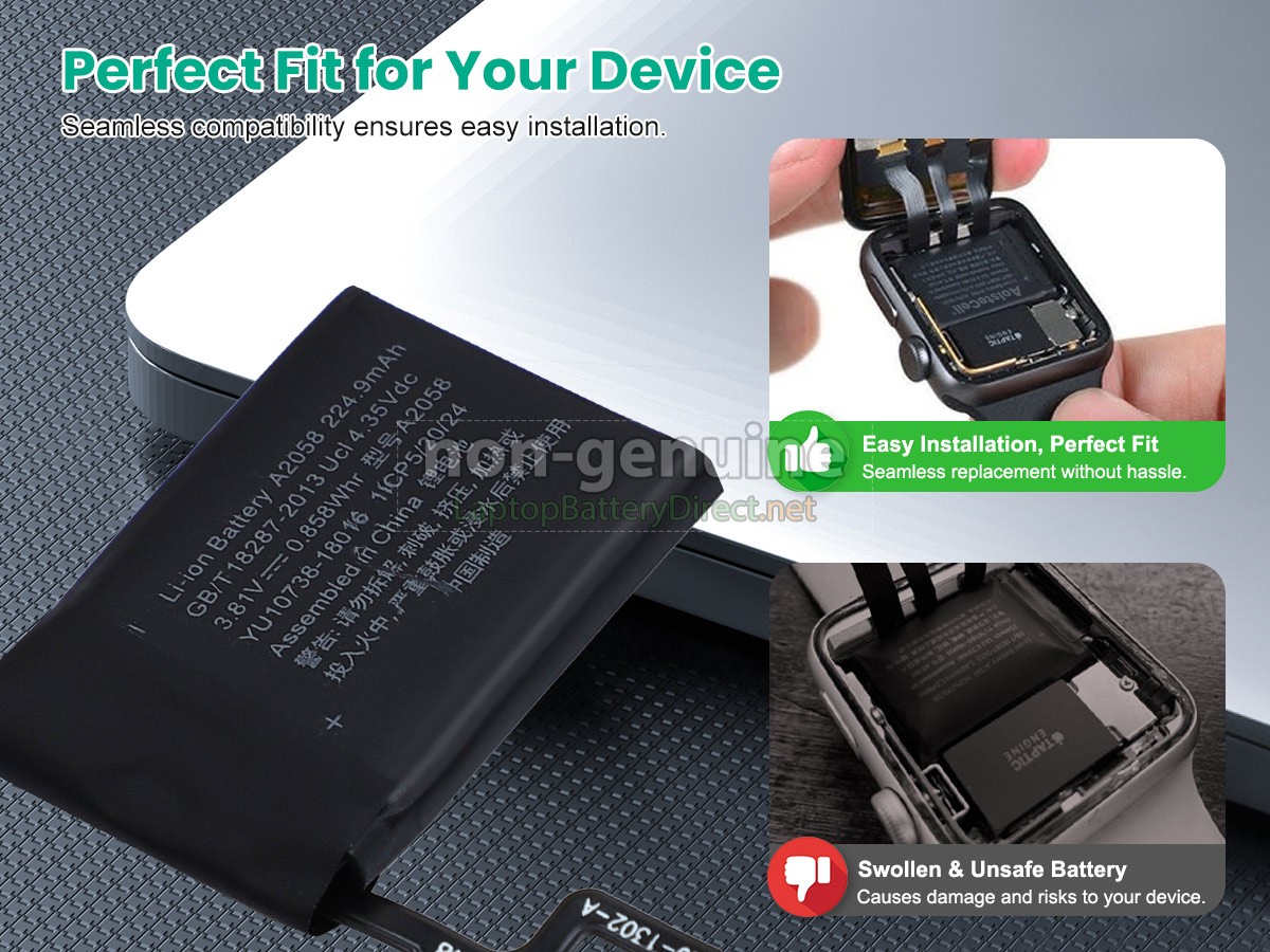 replacement Apple WATCH Series 4 HERMES GPS 40MM battery