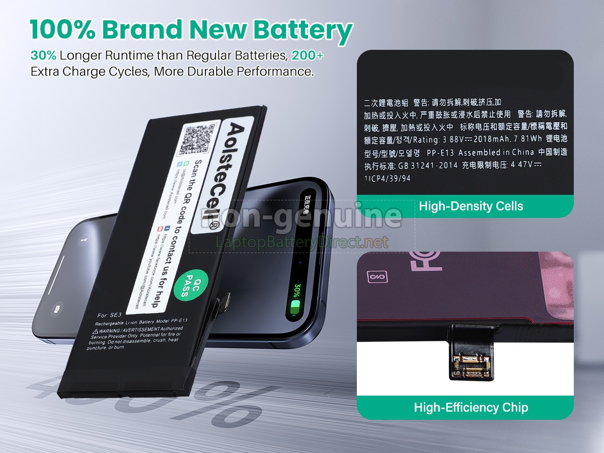 replacement Apple IPHONE SE 3RD GEN battery