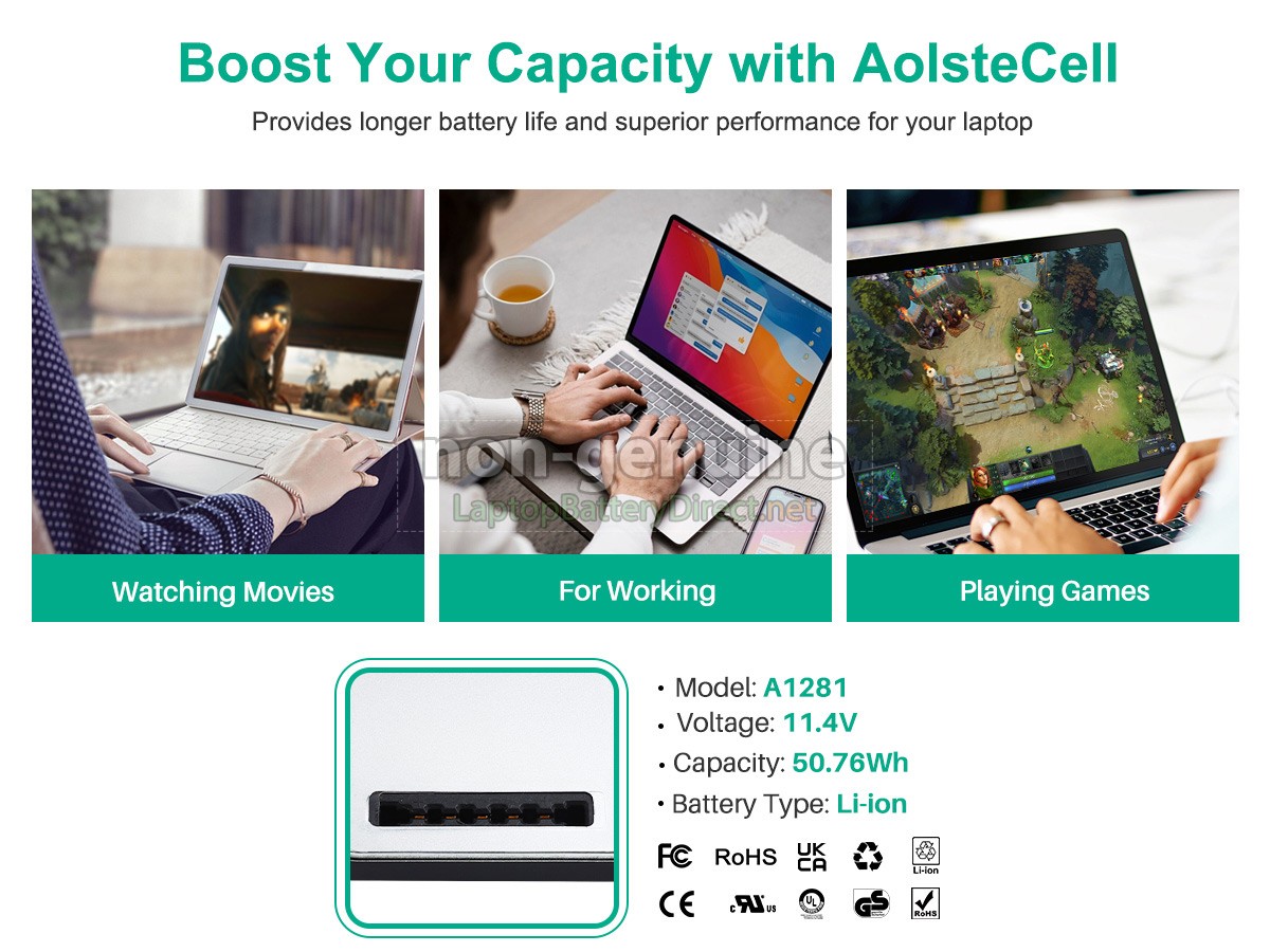 replacement Apple MacBook Pro MB470LL/A 15.4 inch battery