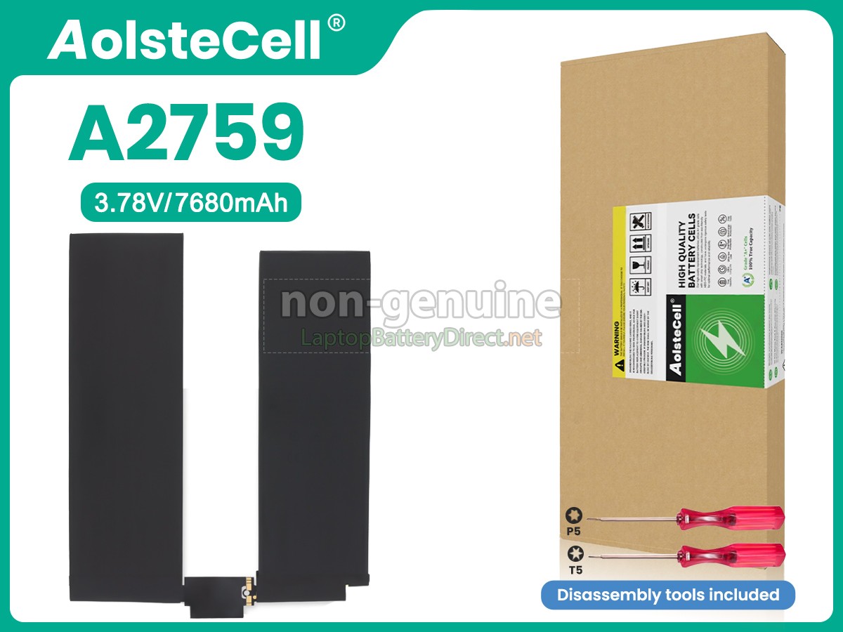 replacement Apple A2762 EMC 8168 battery