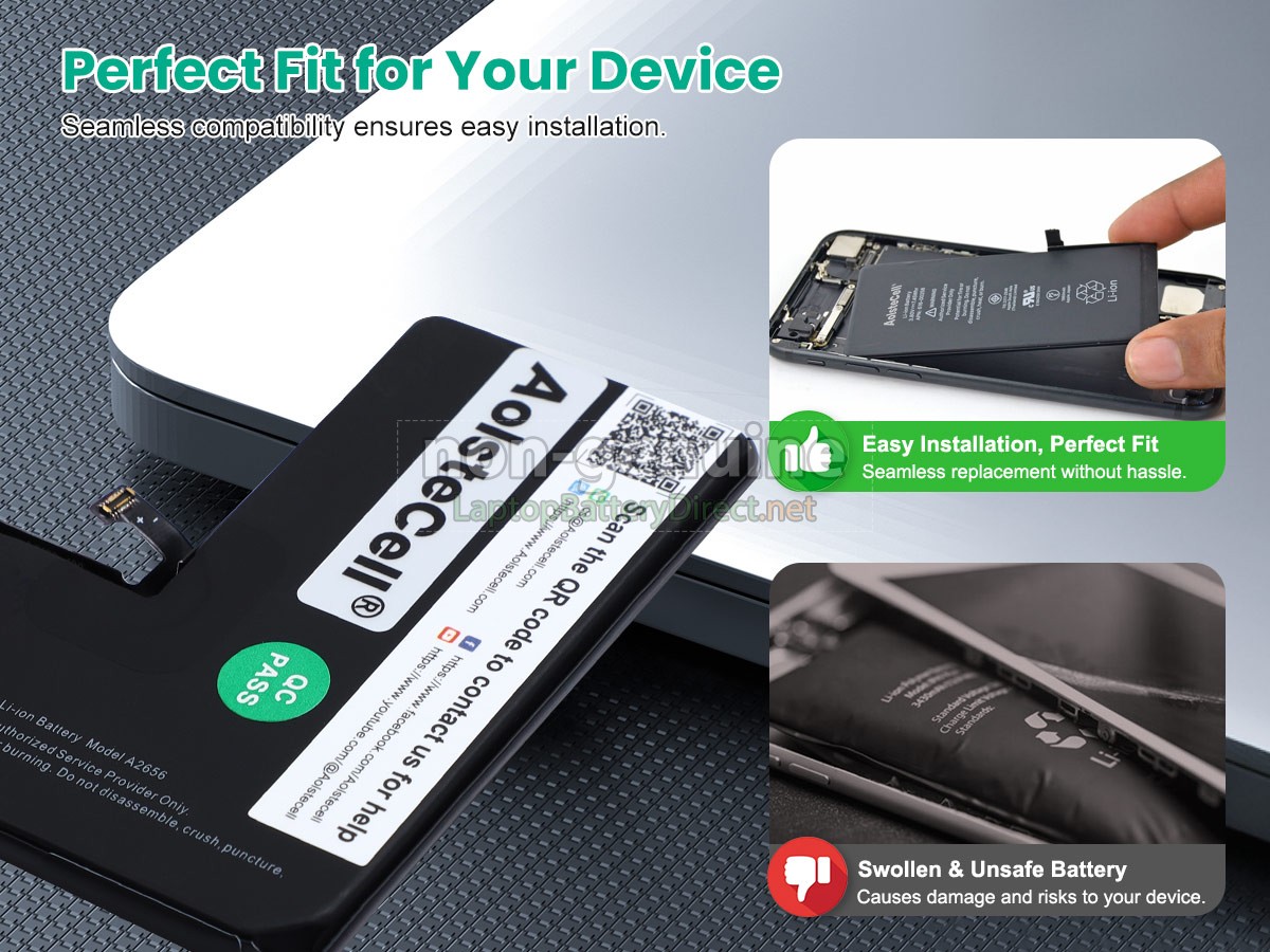 replacement Apple A2656 battery