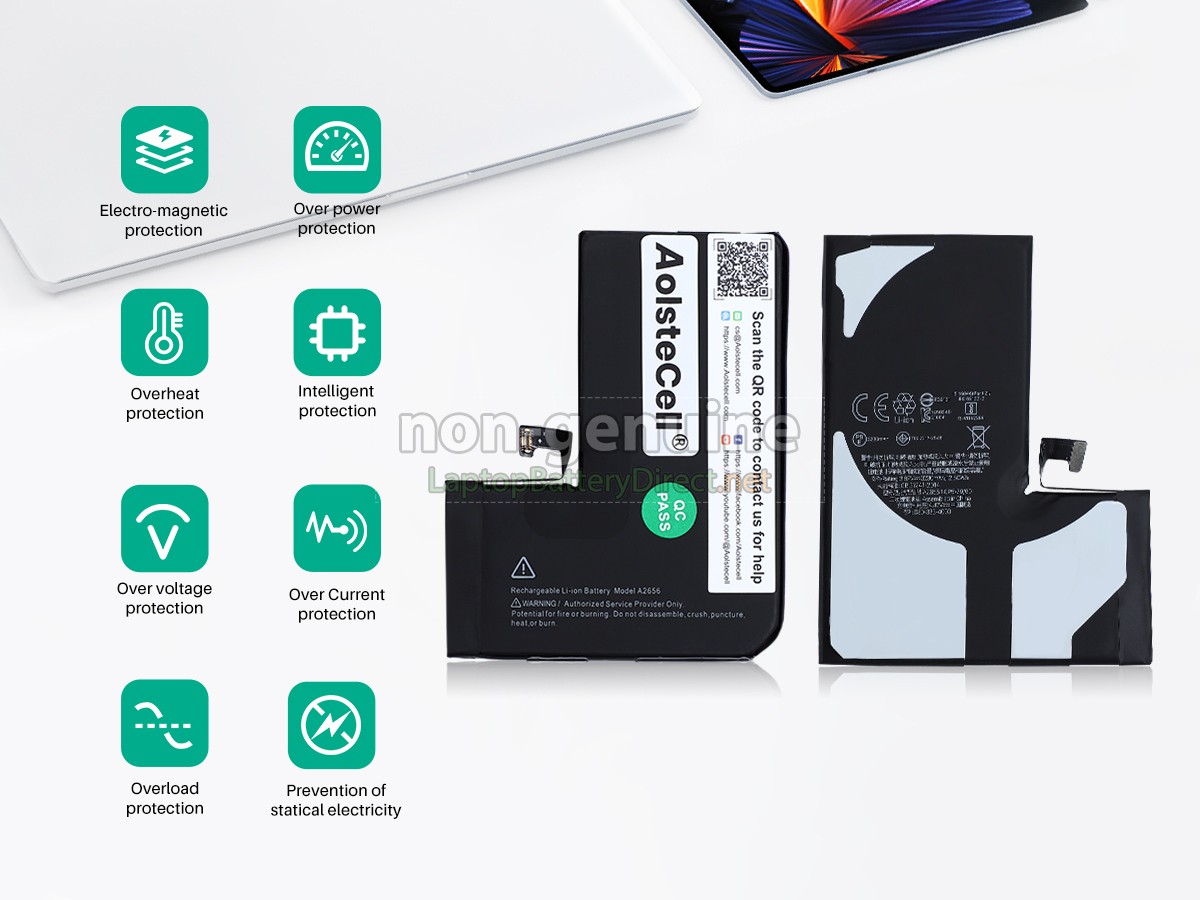 replacement Apple A2656 battery