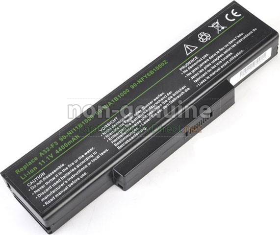 Battery for Asus F3SE laptop