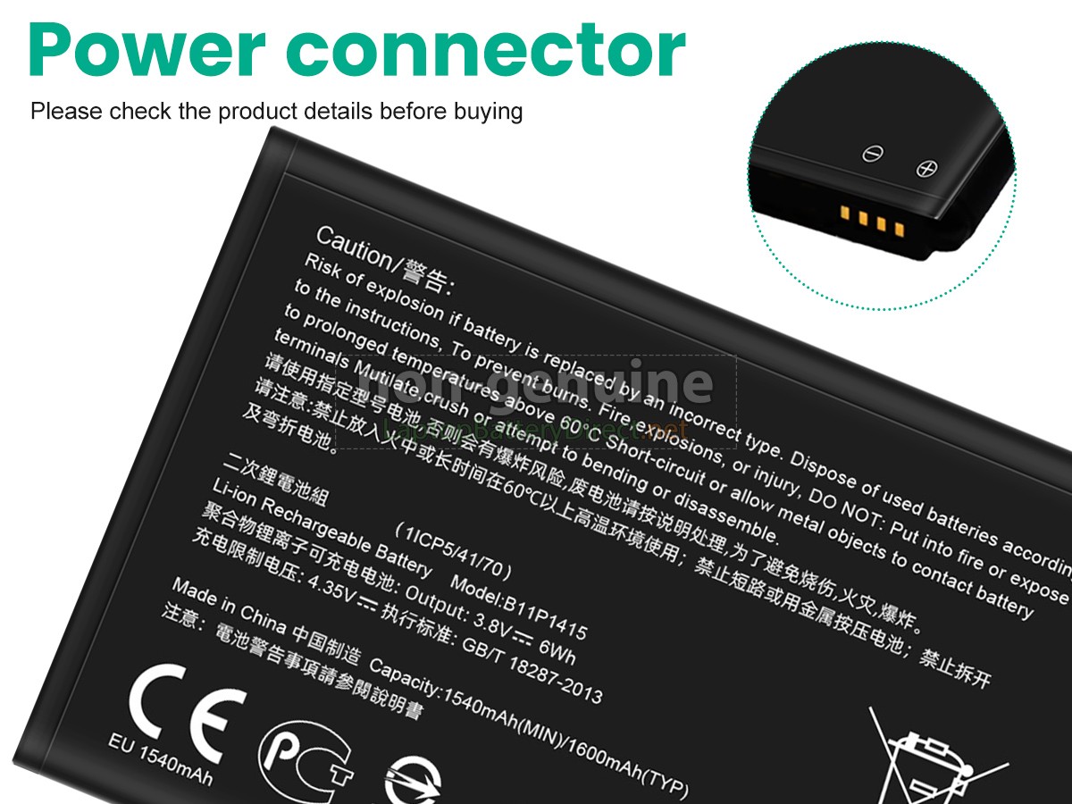 replacement Asus Z00SD battery