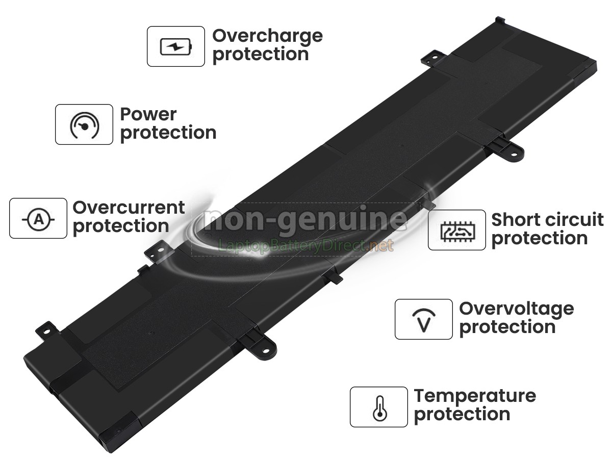 replacement Asus B31N1632 battery
