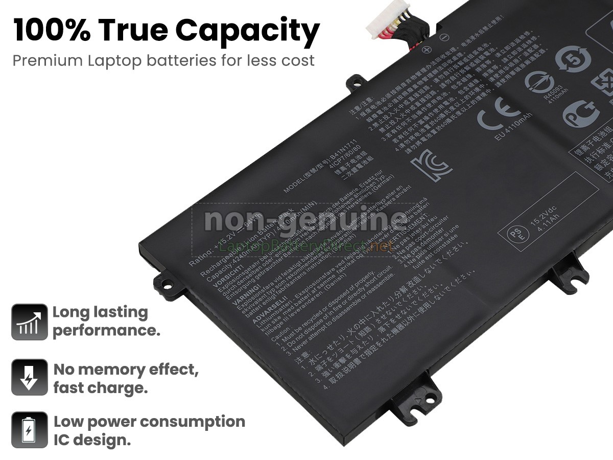 replacement Asus B41N1711 battery