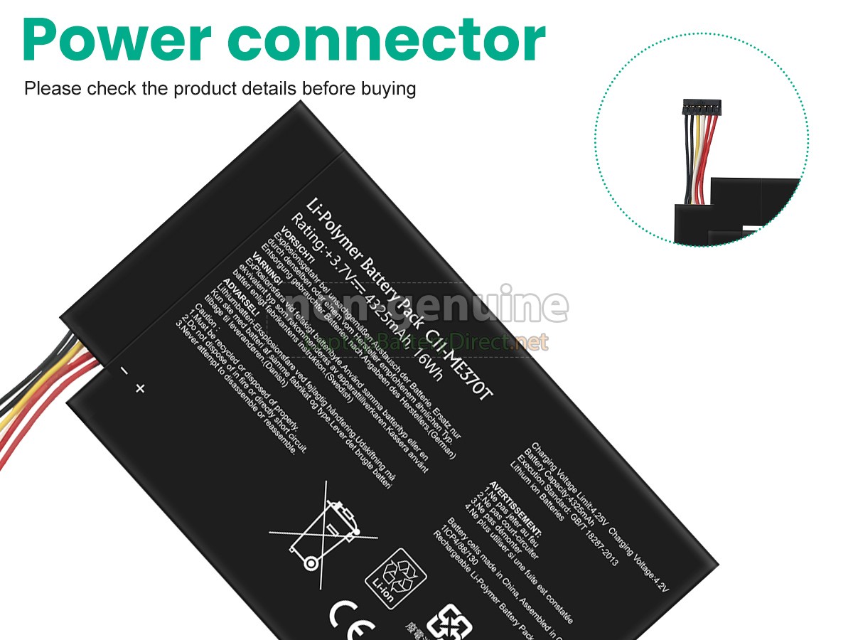 replacement Asus NEXUS 7 1ST GEN battery
