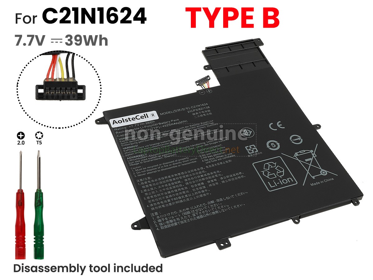 replacement Asus 0B200-02420200 battery
