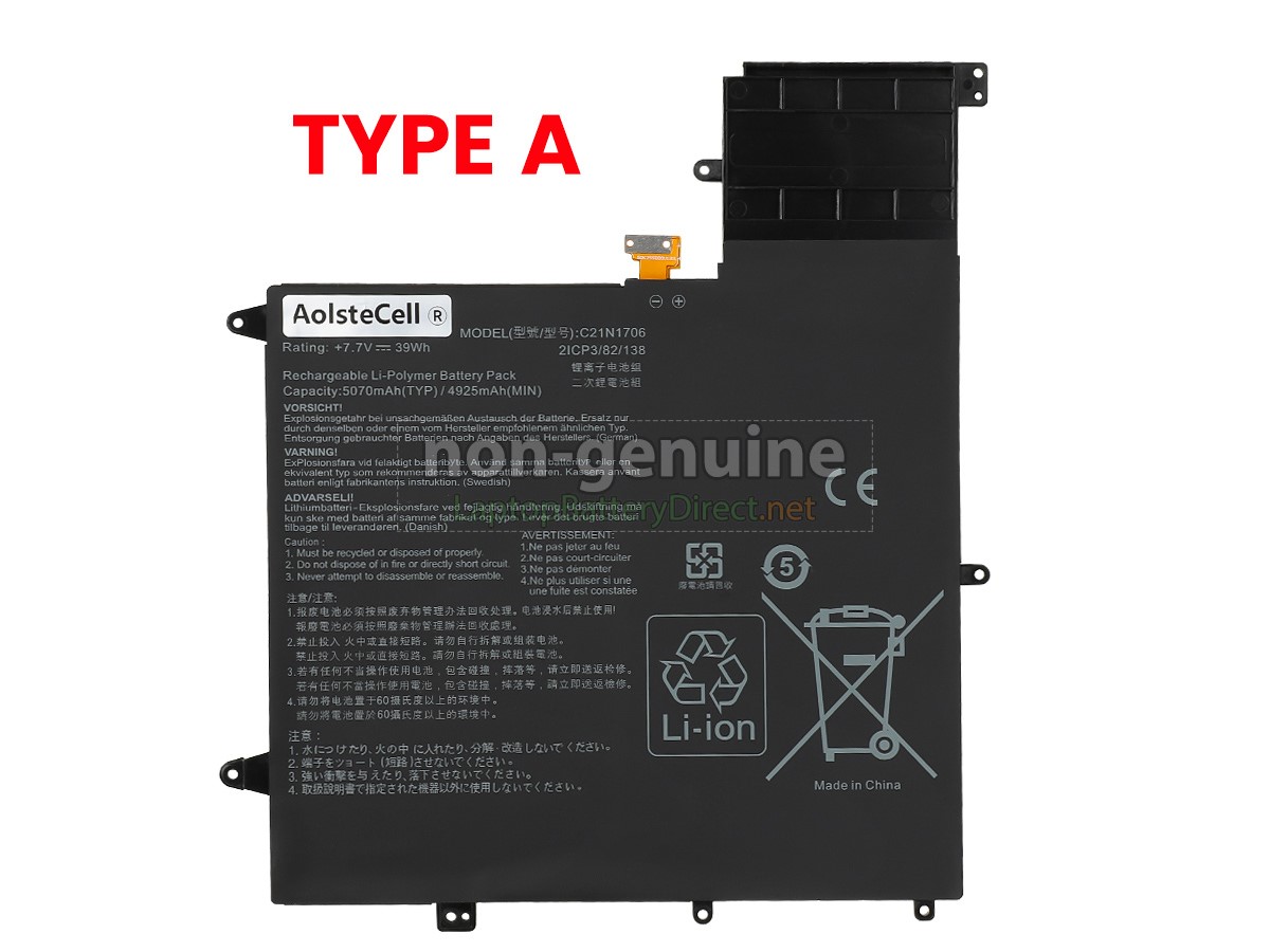 replacement Asus 0B200-02420200 battery