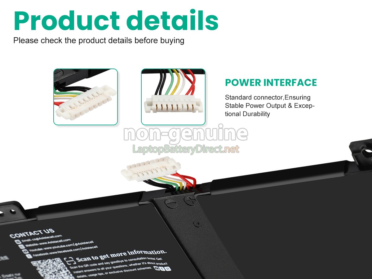 replacement Asus C21N1833 battery