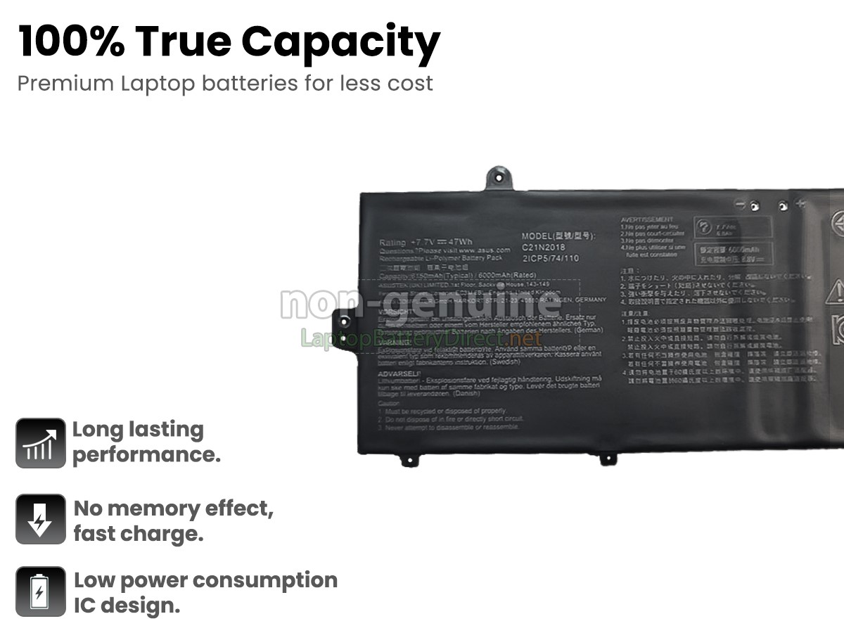 replacement Asus 0B200-03990000 battery