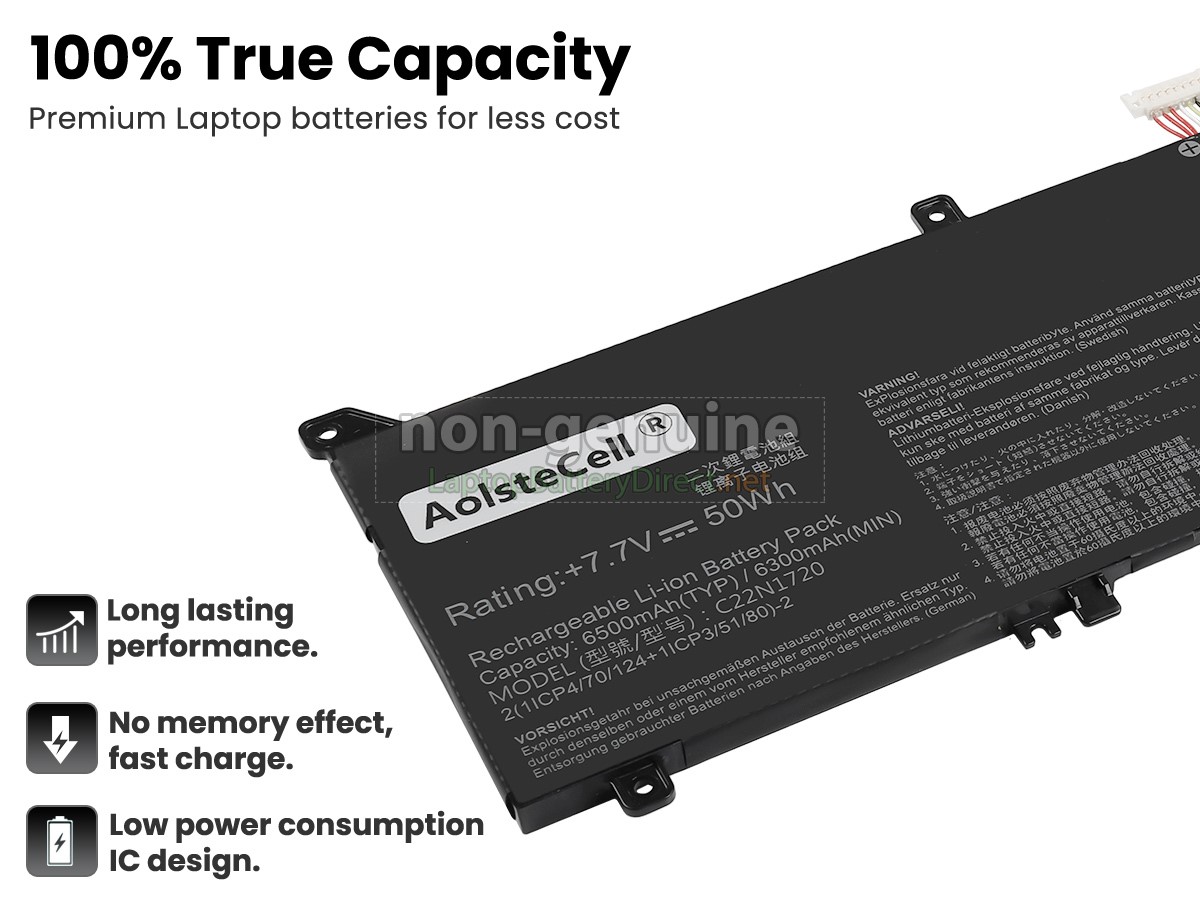 replacement Asus 0B200-02820000 battery