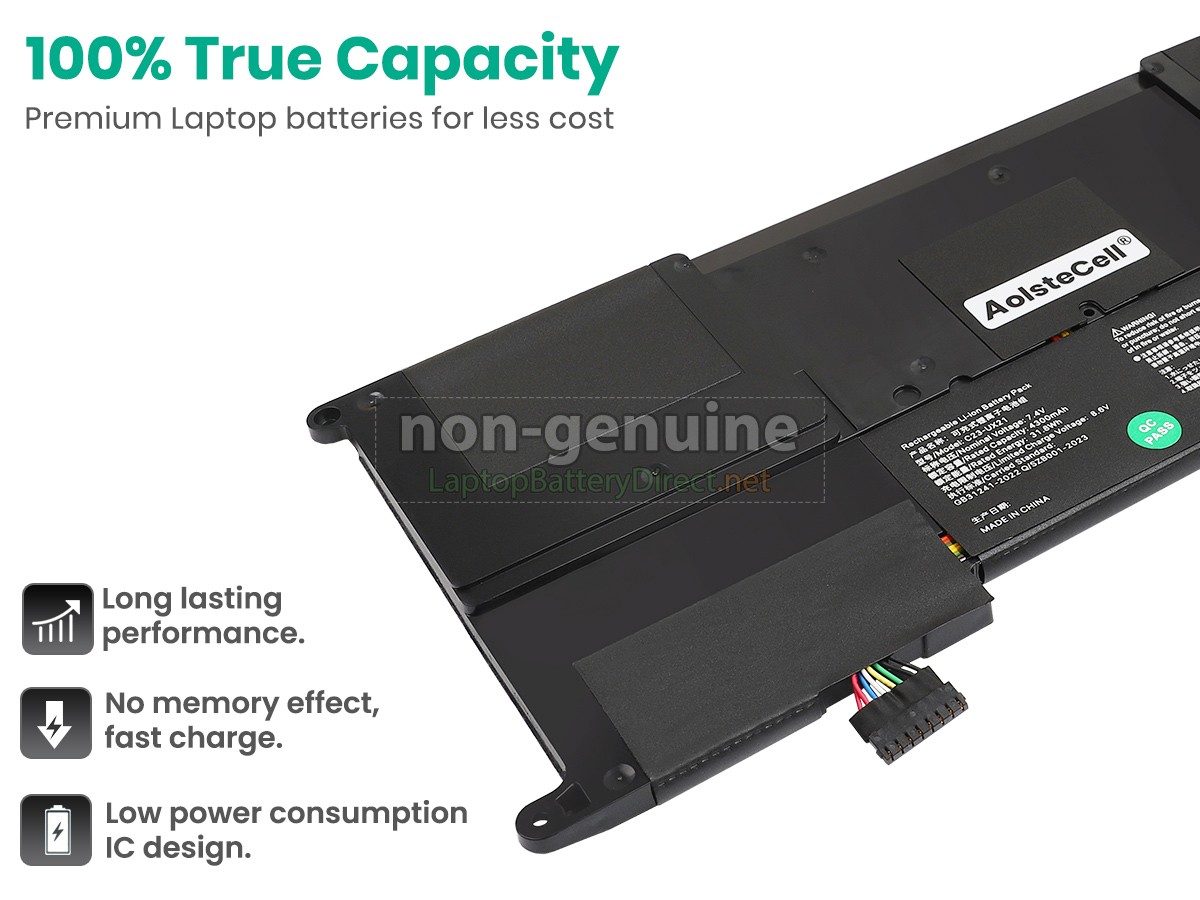 replacement Asus ZenBook UX21E battery