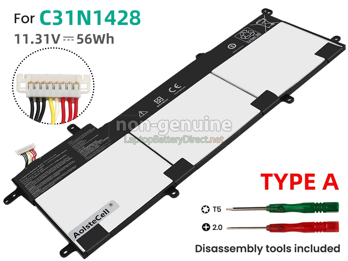 replacement Asus ZenBook UX305UA-6200 battery