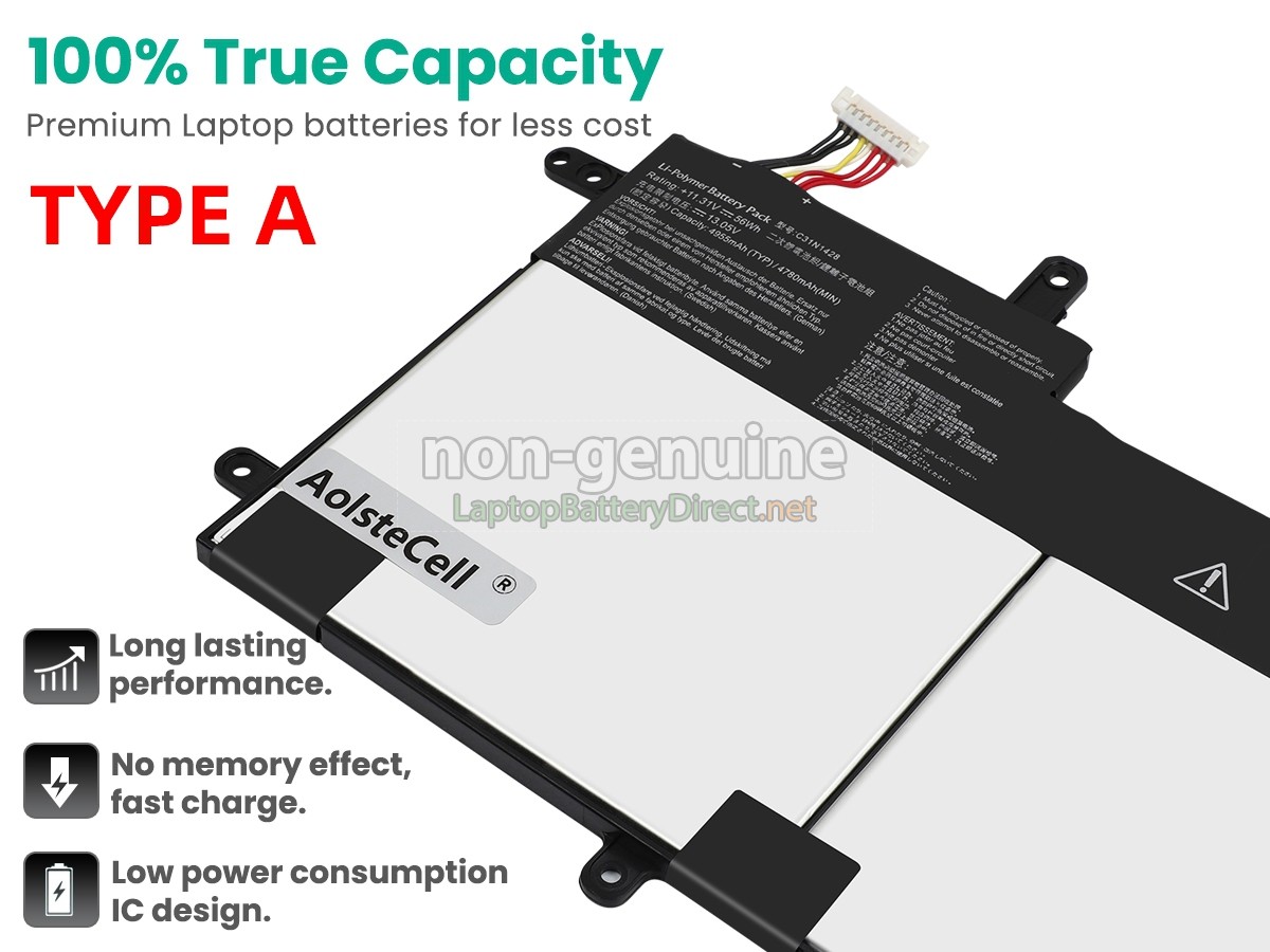 replacement Asus ZenBook UX305UA-6200 battery