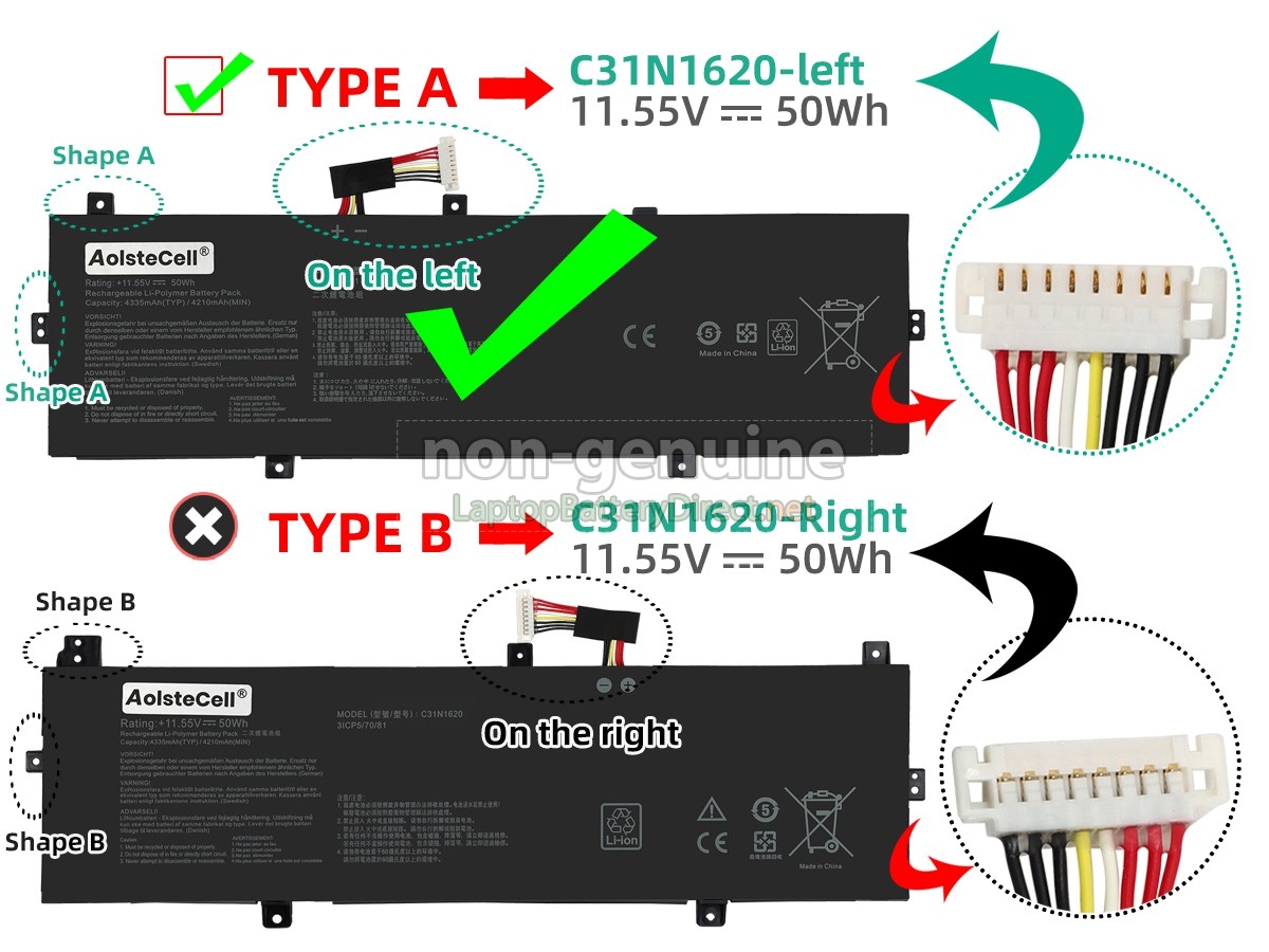 High Quality Asus ZenBook UX430UAR Replacement Battery | Laptop
