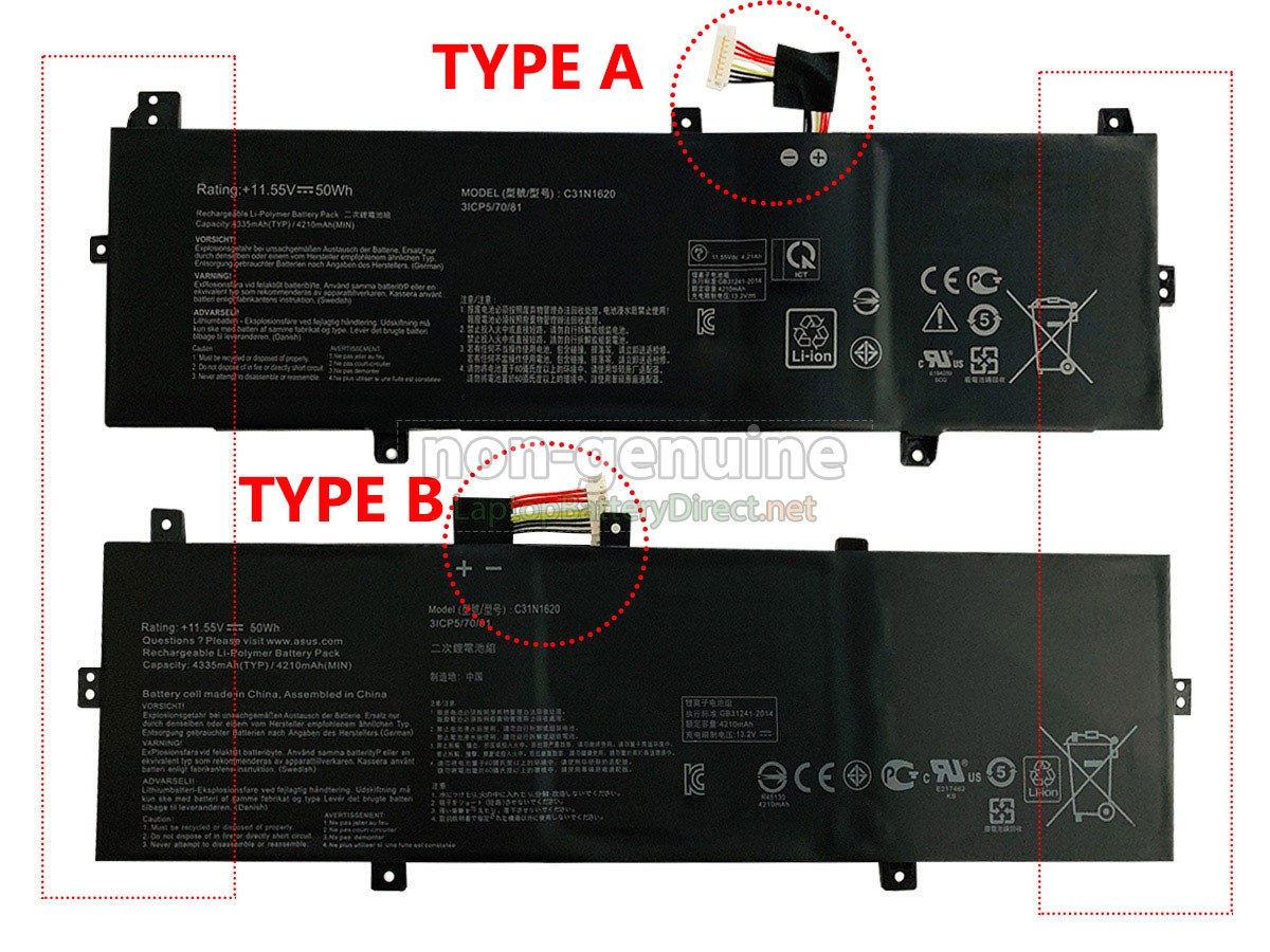 Asus ZenBook UX430UAR Battery