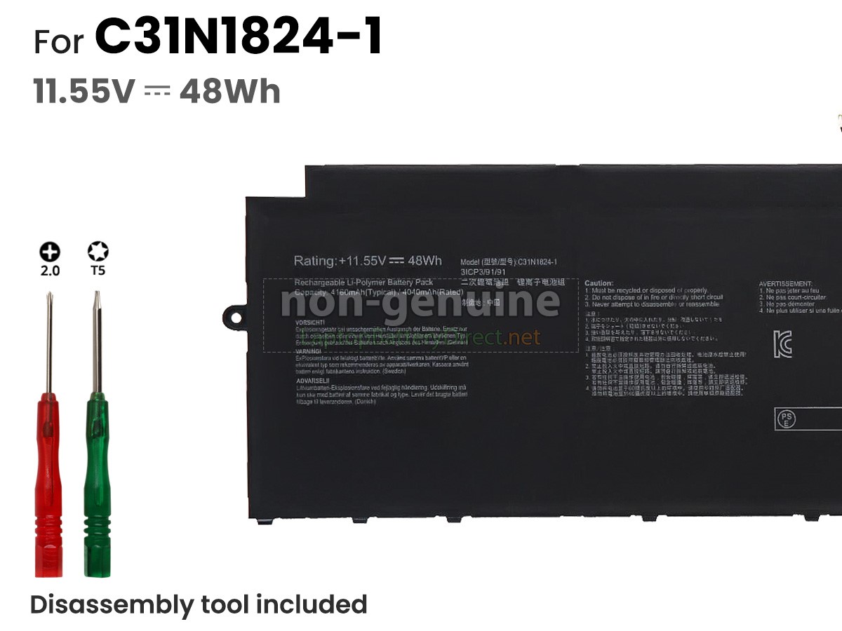 replacement Asus Chromebook C425TA-AJZ211 battery