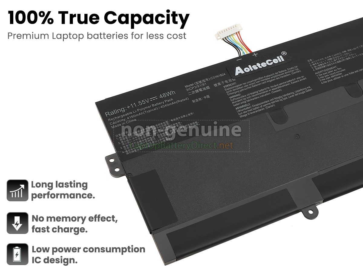 replacement Asus Chromebook Flip C434TA-AI0109 battery