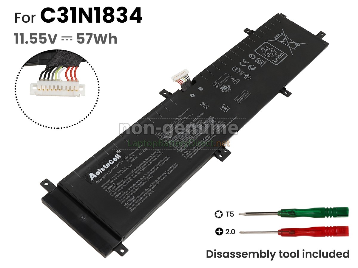 replacement Asus C31N1834 battery