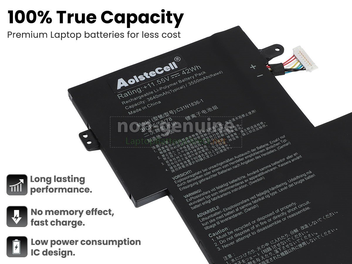 replacement Asus 0B200-03370200 battery