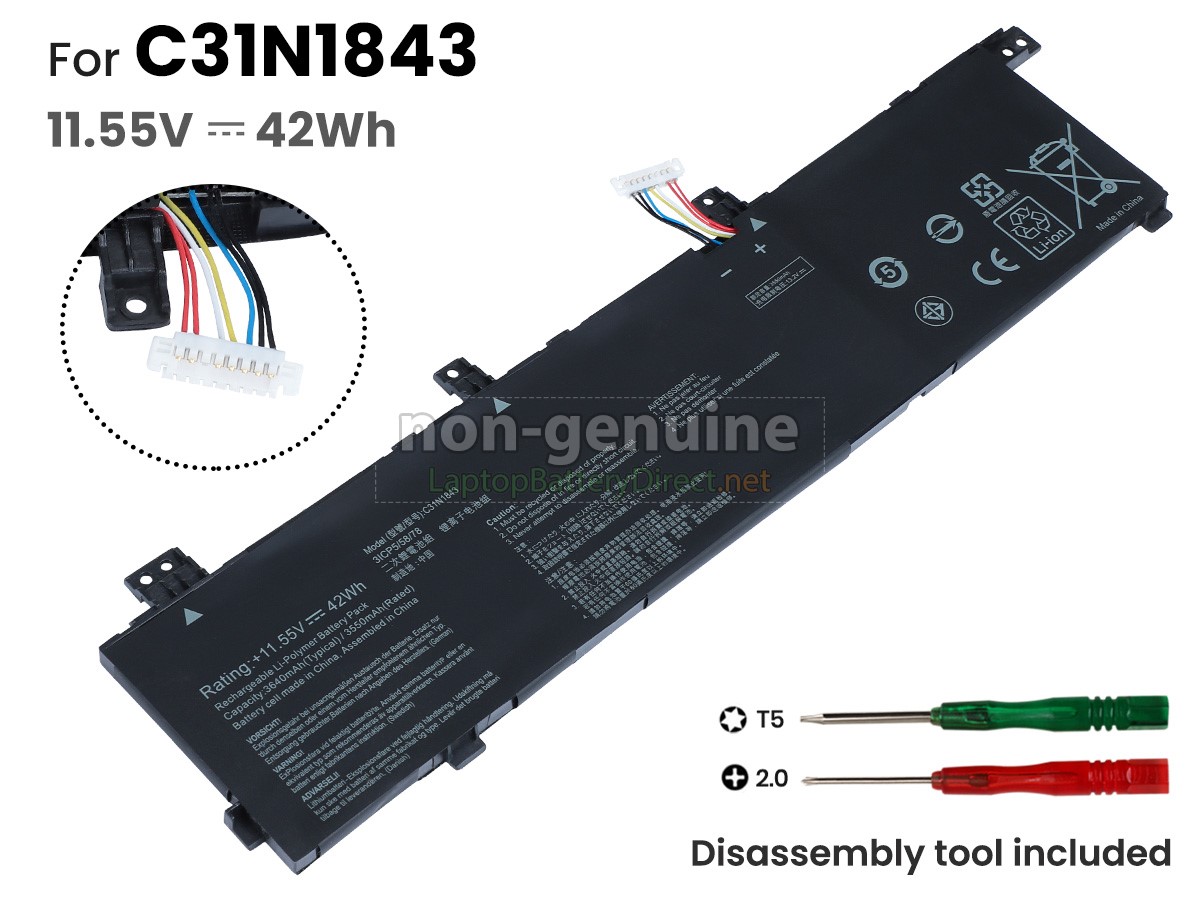 replacement Asus VivoBook S14 S432FL-AM051T battery
