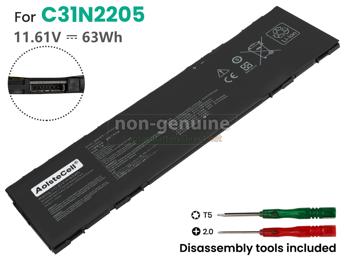 replacement Asus Chromebook CX34 Flip CX3401FBA-LZ0229 battery