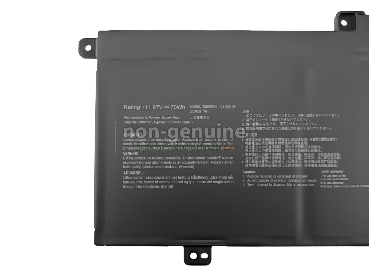 replacement Asus VivoBook S14 S3407VA battery