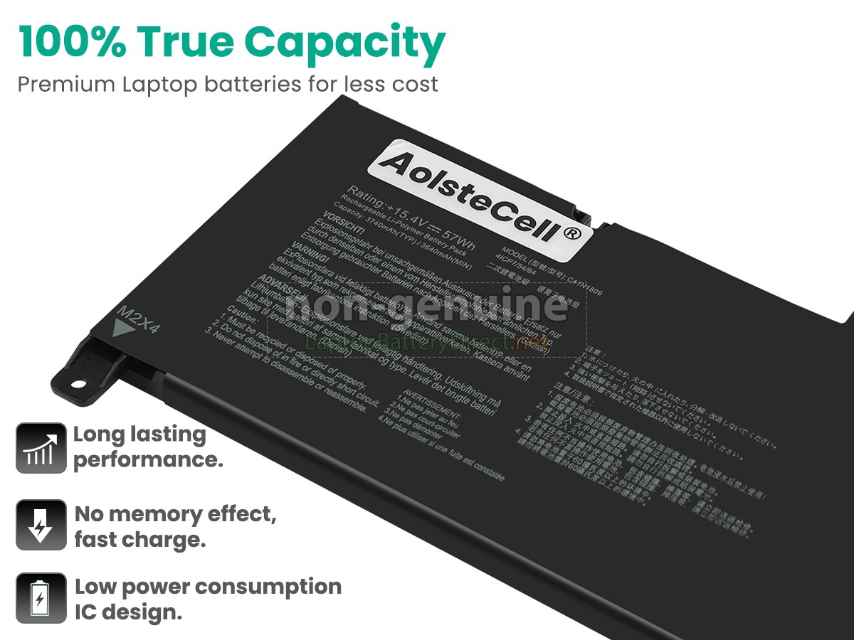 replacement Asus ZenBook Q536FDX battery