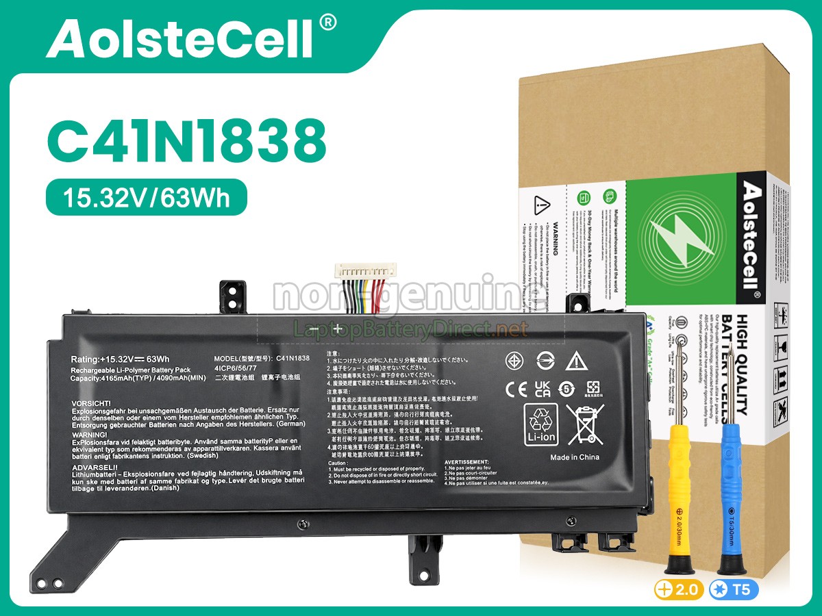 replacement Asus C41N1838 battery
